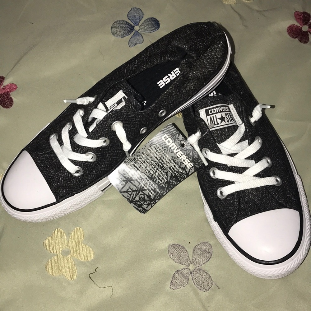 Converse slide-on sneakers!